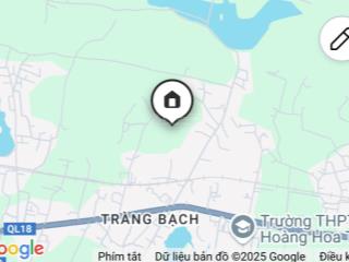 Bán lô đất mặt hồ cổ lễ, khu cổ lễ, phường hoàng quế, tp đông triều, qn