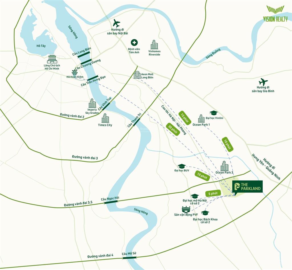Bán nhanh the parkland ocean park, giá chỉ từ 59 tr/m2