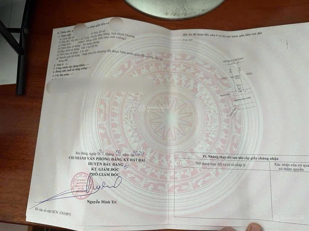 Ngộp bank cần bán gấp lô đất 100m2 ngay trung tâm bàu bàng, bình dương, tiện ích quá nhiều, 899 tr