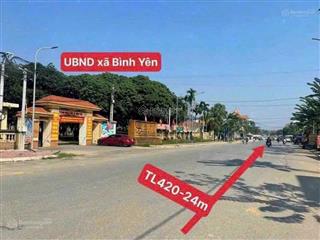 Cc cần bán nhanh lô góc 75m full sổ tại bình yên gần khu cnc hoà lạc