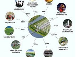Bán đất nền dự án kdt nam hòa xuân, hòa quý, ngũ hành sơn, đà nẵng, 4,9 tỷ, 100m2