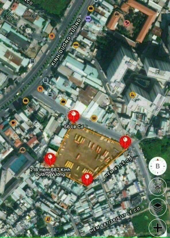 Quỹ đất mt lê cơ, p. an lạc, bình tân, tp. hcm (ngay kinh dương vương)