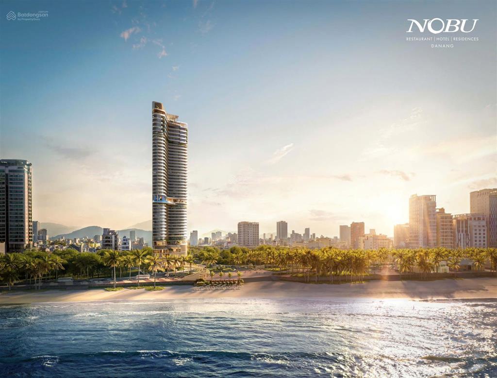 Chỉ từ 135 triệu/m2 sở hữu mặt tiền biển đà nẵng. nobu residences đà nẵng, đẳng cấp tinh hoa