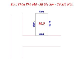 Cơ hội vàng bán đất tặng nhà cấp 4 sẵn ở trung tâm phù mã sóc sơn
