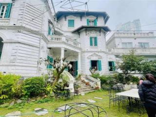 Bán biệt thự view sông ngọc thụy long biên 155 tỷ 1330m, 4 tầng, mt 40m, ô tô kinh doanh gần mipec