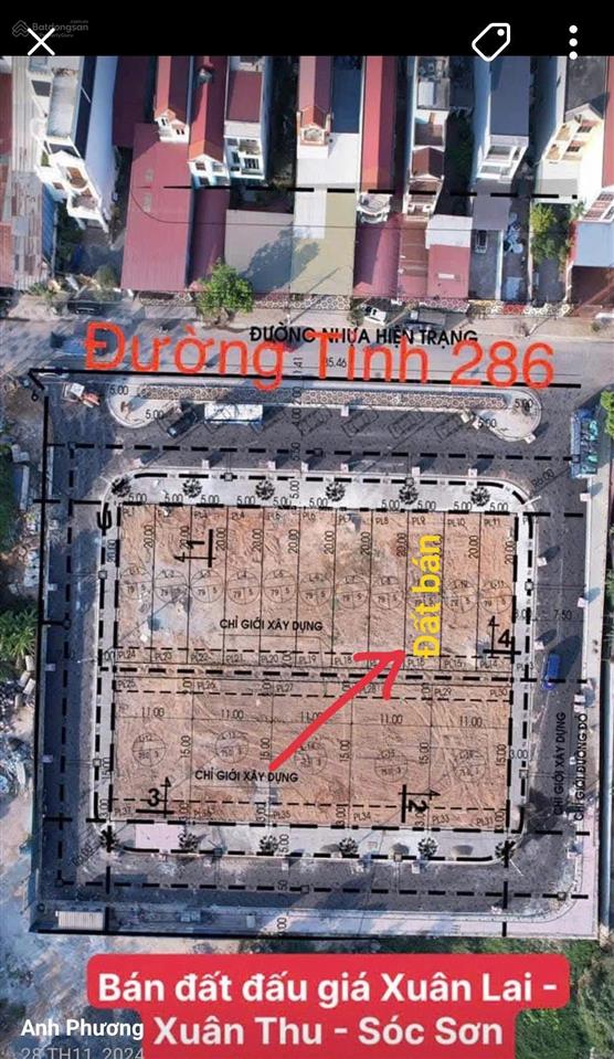 Bán đất nền tại đường tl 16, xã đông xuân, sóc sơn, hà nội, giá siêu hời chỉ với 60 triệu / m2