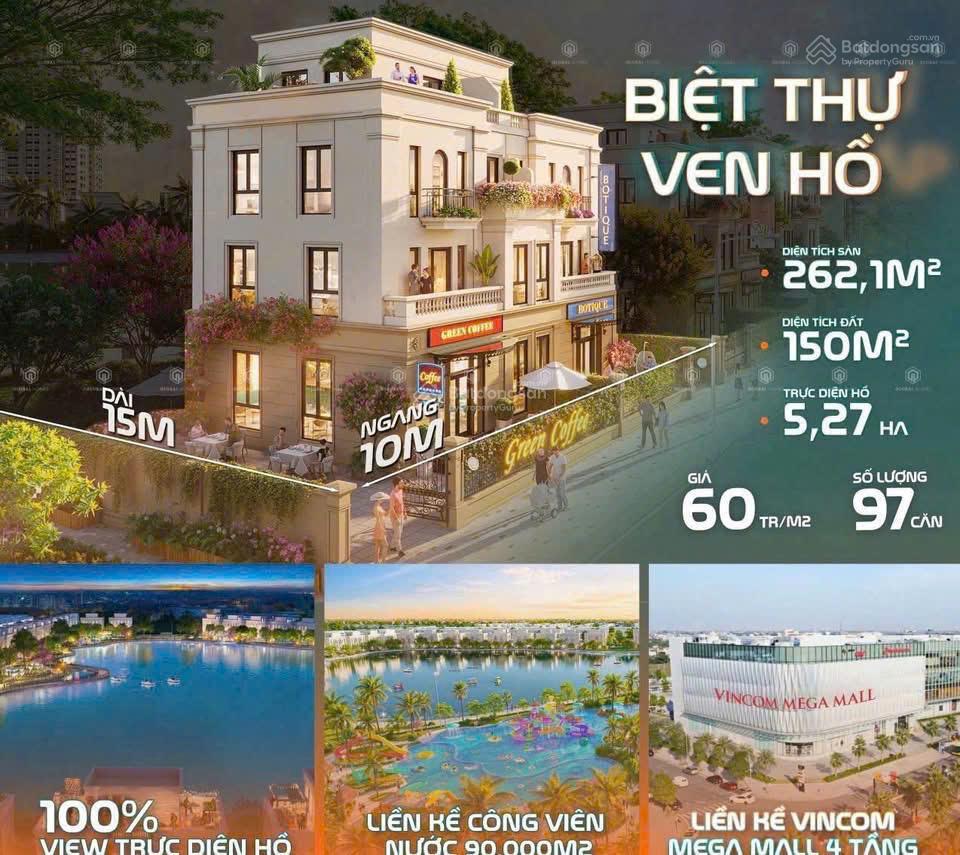 Nhà phố, shophouse và biệt thự vinhomes green city. giai đoạn đầu giá cực tốt. tặng xe vf7