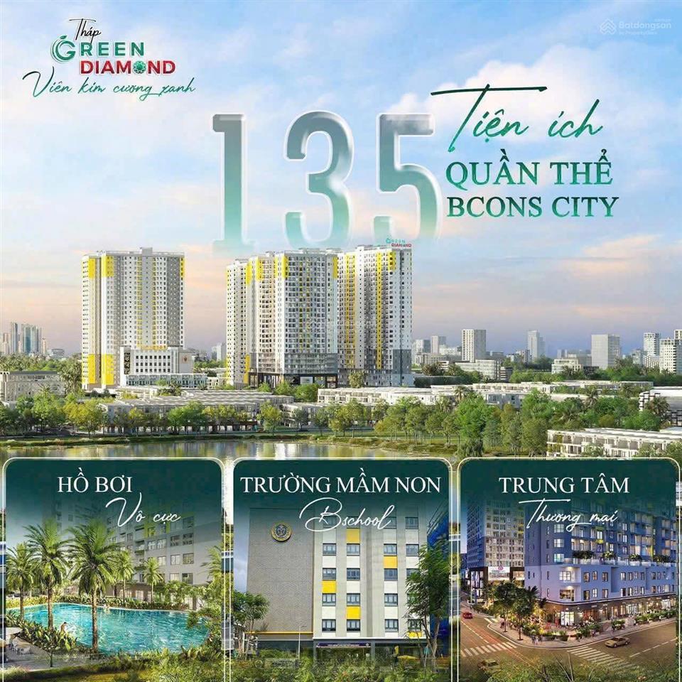 Green diamond tháp cuối cùng, giá trị đỉnh cao chỉ từ 46 triệu/m2