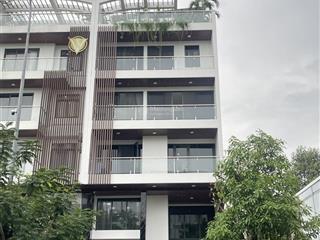 Cho thuê tòa nhà văn phòng mới xây 8x20m, hầm 4 lầu p. thạnh mỹ lợi