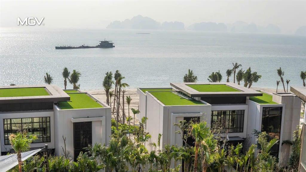 Biệt thự đảo intercontinental 5* trực diện biển hạ long, đất vĩnh viễn, bãi tắm riêng, cho thuê tốt