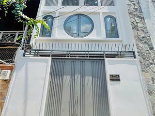 Nhà mới đẹp 4 tầng hẻm 264 lê quang định p.11 bt
