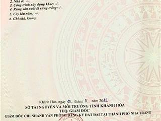 Bán đất tại xã vĩnh thạnh, nha trang, khánh hòa, 2,4 tỷ có ngay 112 m2. ngang 7m