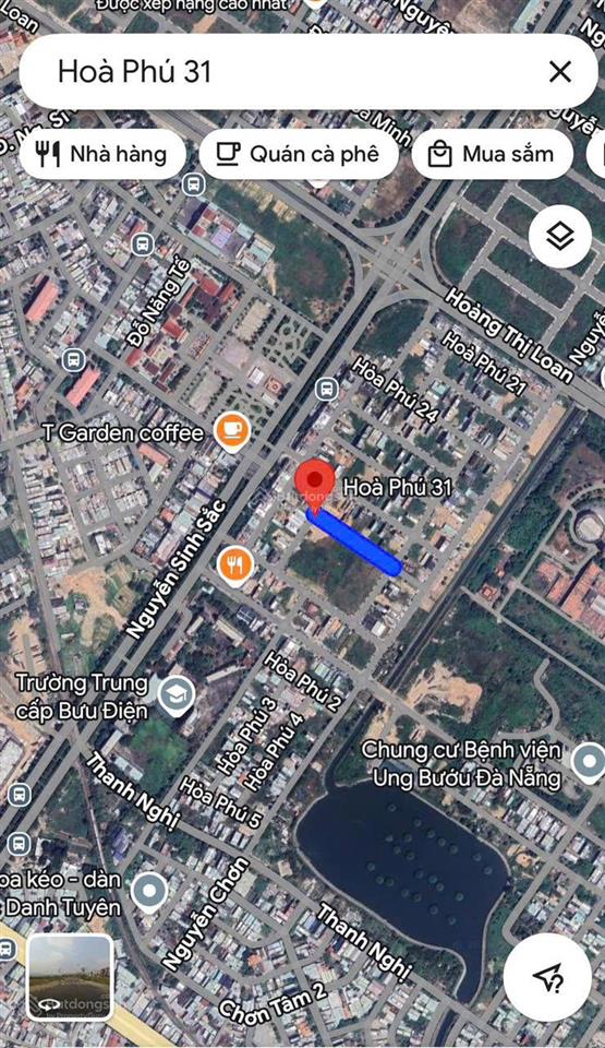 " đất trực diện công viên " mặt tiền đường 7m5 hòa phú 31 ngay nguyễn sinh sắc, hoàng thị loan