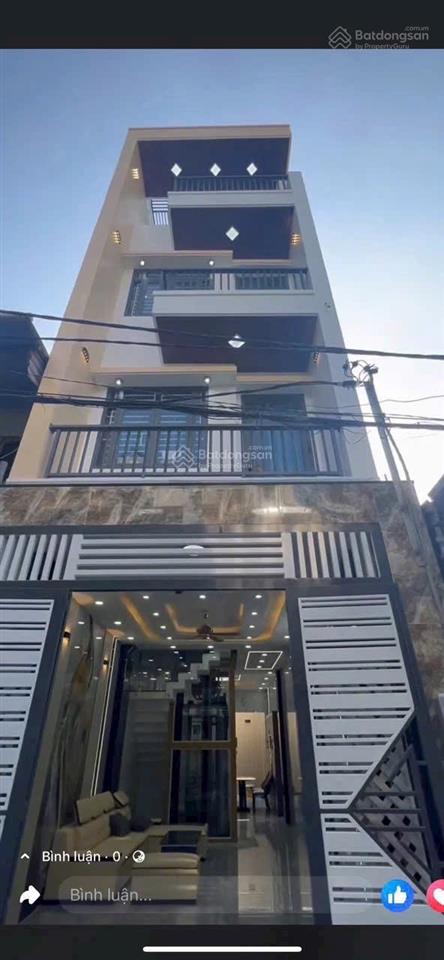 Bán nhà đẹp xây mới 4x17m.xây 3 lầu có thang máy.hẻm 7m thông lê văn khương,phường hiệp thành.q12