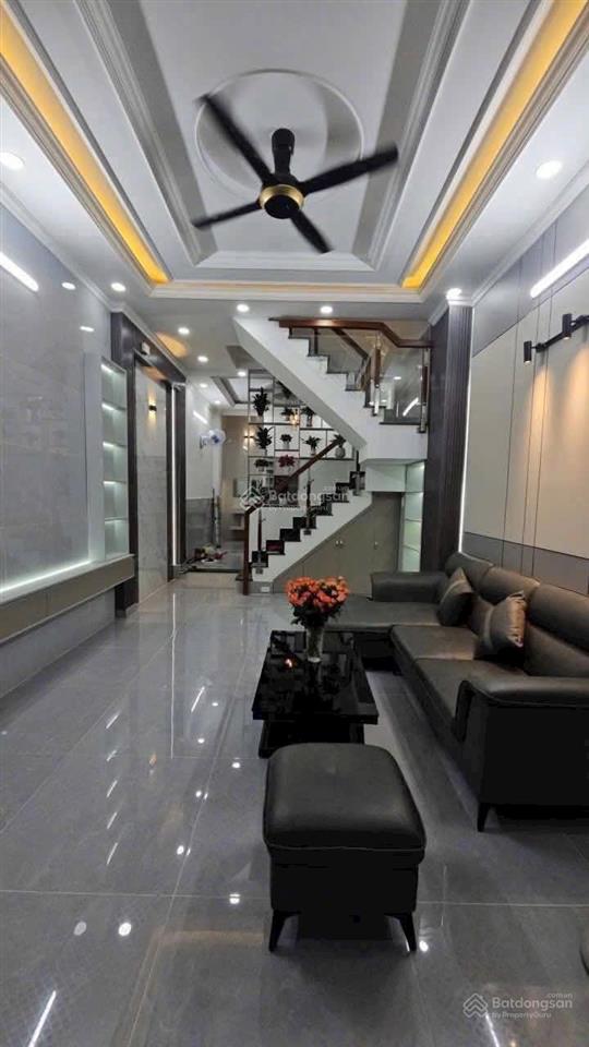 Bán nhà phố xây mới 5 tầng có thang máy( 4x 21m)hẻm 7m thông đường lê thị riêng, phường thới an.q12