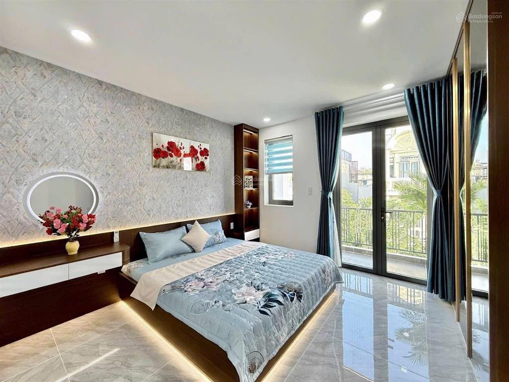 Bán nhà phố khu phân lô đồng bộ đường nhựa 12m.(4x15m) 4 tầng đường thới an 16,phường thới an.q12