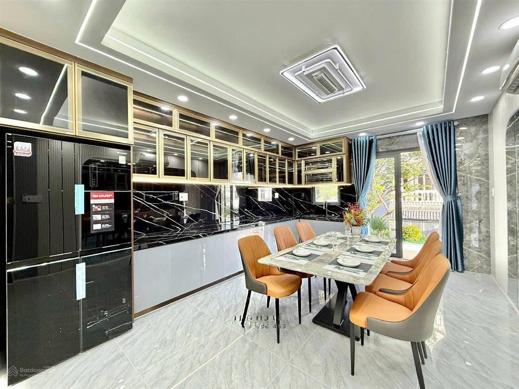 Bán nhà phố khu phân lô đồng bộ đường nhựa 12m.(4x15m) 4 tầng đường thới an 16,phường thới an.q12