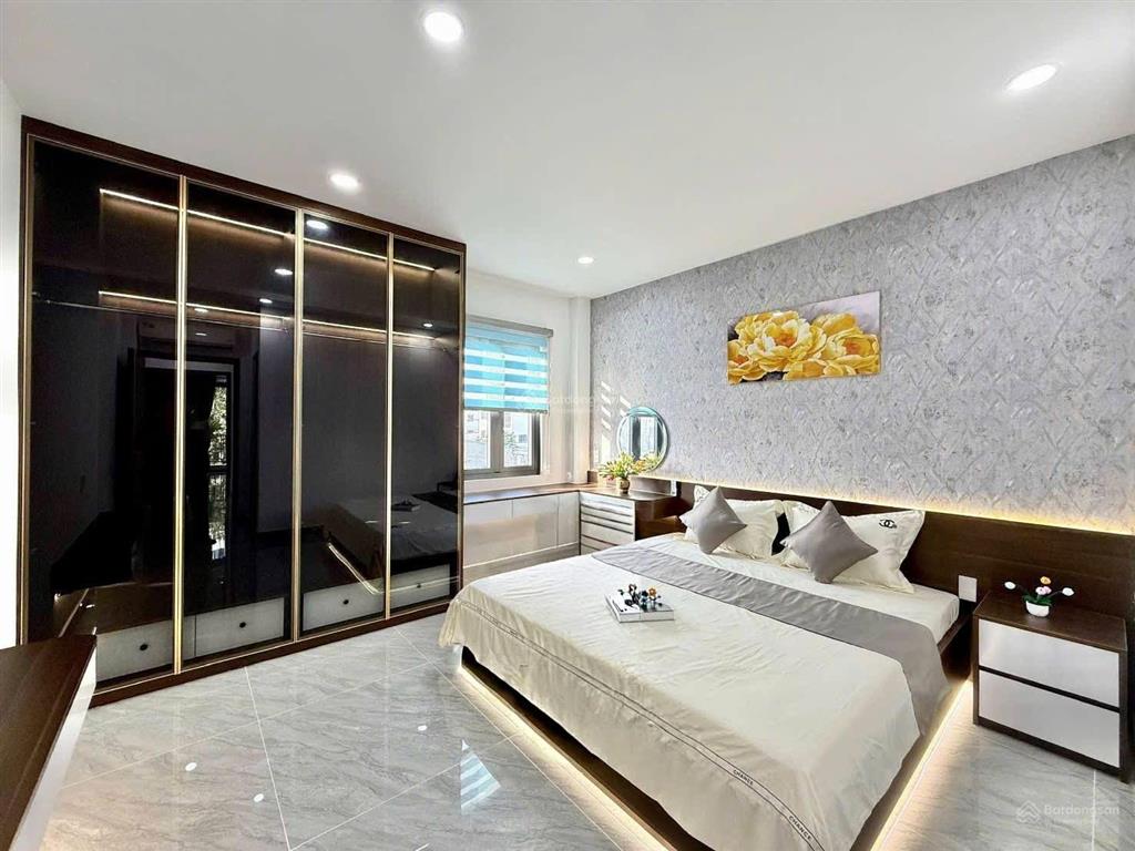 Bán nhà phố khu phân lô đồng bộ đường nhựa 12m.(4x15m) 4 tầng đường thới an 16,phường thới an.q12