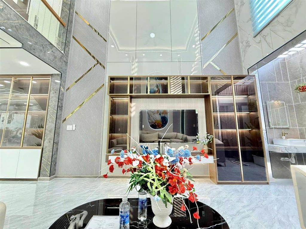 Bán nhà phố khu phân lô đồng bộ đường nhựa 12m.(4x15m) 4 tầng đường thới an 16,phường thới an.q12