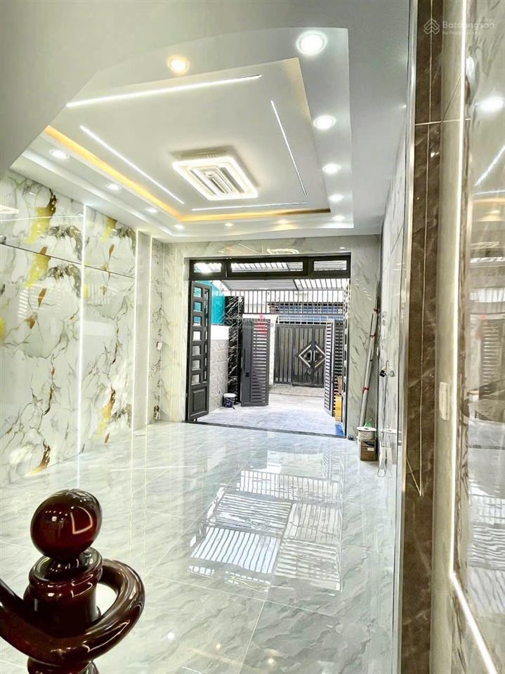 Bán nhà mới keng 4x16m, đúc 3 tấm đường 8m cách 15m ra đường trần thị cờ, phường thới an, q12
