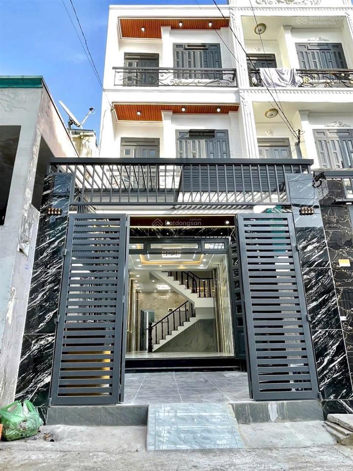 Bán nhà mới keng 4x16m, đúc 3 tấm đường 8m cách 15m ra đường trần thị cờ, phường thới an, q12