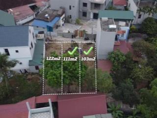 Bán 2 lô hơn 100m2 tại cấn thượng, ô tô vào tận đất giá 3x tiểu học full thổ cư