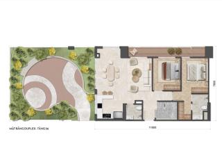 Bán căn hộ duplex 2t view biển, hướng đông nam, full nội thất, sổ đỏ lâu dài, giá cực kì hấp dẫn