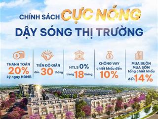 5 suất ngoại giao độc quyền duy nhất  liền kề 2 mặt tiền, giá rẻ, sở hữu lâu dài, đối diện kcn lớn
