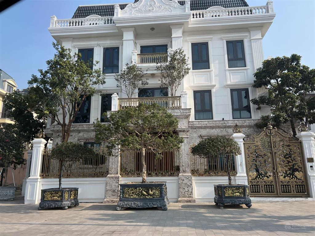 38 tỷ, biệt thự 2 mặt đường an khang villas, dt 200m2, xây 1 hầm 4t nổi, cạnh hồ công viên, sổ đỏ