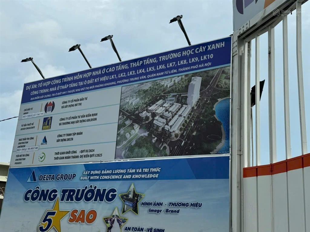 Chủ đầu tư nam cường trực tiếp mở bán biệt thự liền kề kđt phùng khoang, mặt đường tố hữu. siêu hot