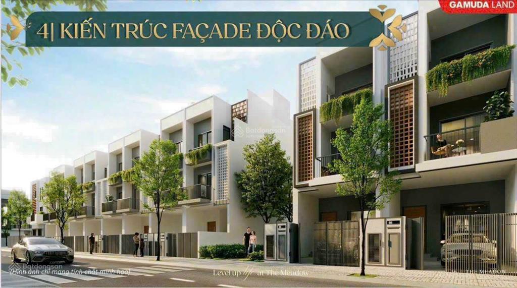 Bán căn góc the meadow bình chánh ngang 5m x 21m ngay khu tiện ích