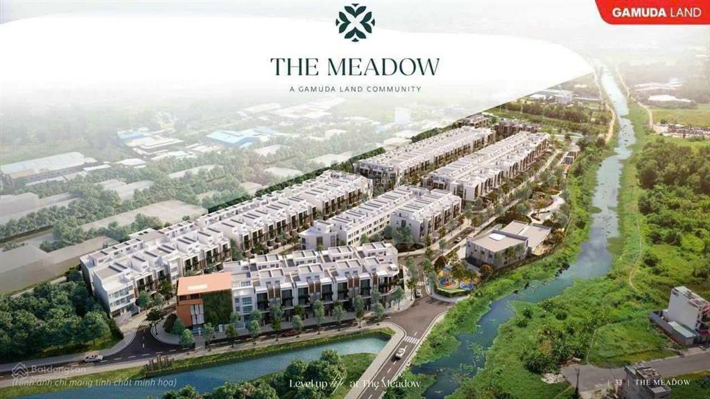 Bán căn góc the meadow bình chánh ngang 5m x 21m ngay khu tiện ích