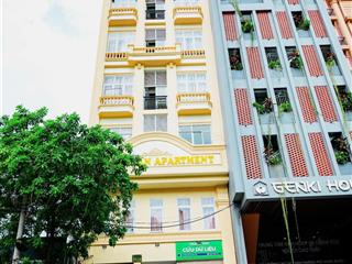 7%/năm tòa nhà căn hộ dịch vụ 50p hđt 300tr/t 8 tầng mt đường 24m q7
