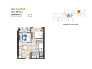 Chính chủ cần bán căn 1 ngủ tòa a the ruby view biển không chắn tầng đẹp giá 1.4x tỷ  0978 788 ***