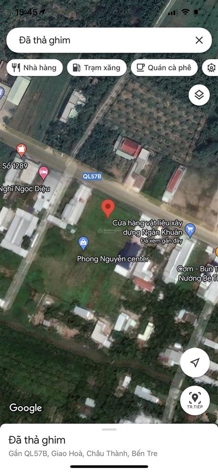 Cần bán 3074 m2 đất mặt tiền ql57b tại xã giao long, tỉnh vĩnh long