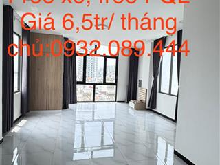 Chính chủ cho thuê phòng penthouse 50m2 măt tiền lê thị chợ.