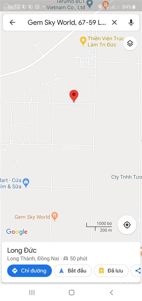 Bán đất 7783m2 an phước gần sân bay lt, kdc gem sky, thqt green. f 6,2tr/m2 tl 0908 919 ***