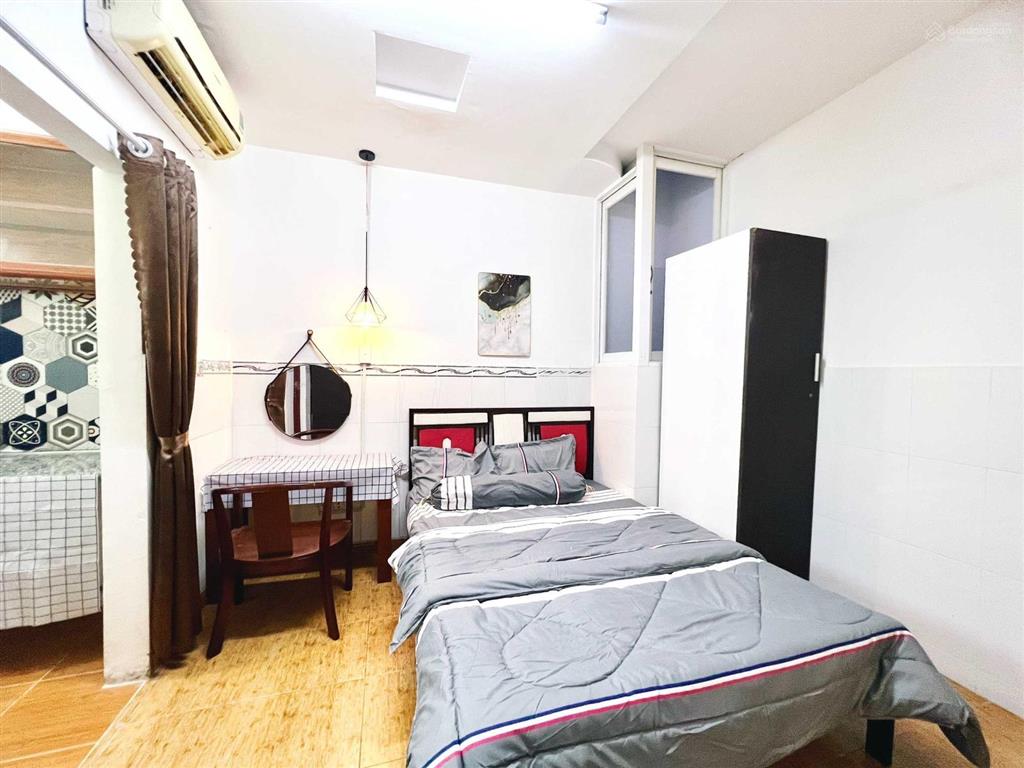 Phòng studio cv làng hoa  full nội thất mới keng  gần 549 lê văn thọ