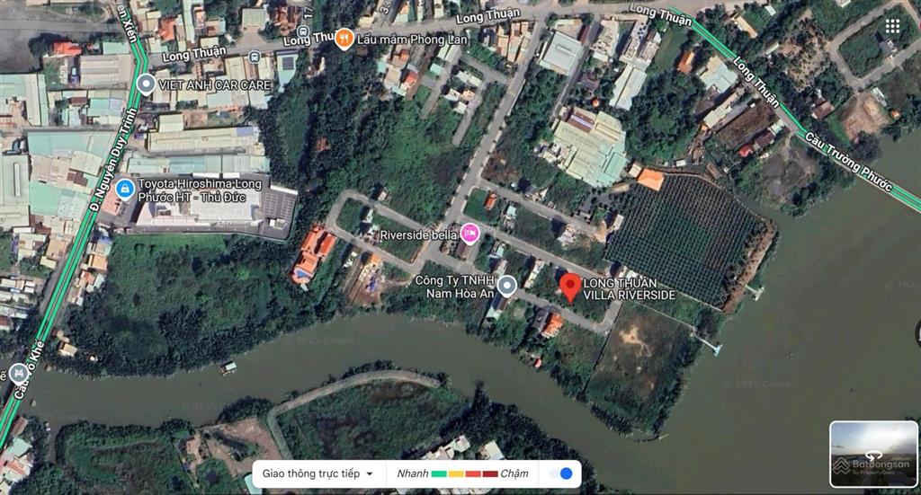 Chính chủ bán đất mặt tiền long thuận (quận 9). tp thủ đức view 2 bờ sông tắc giá 4 tỷ 150 triệu.