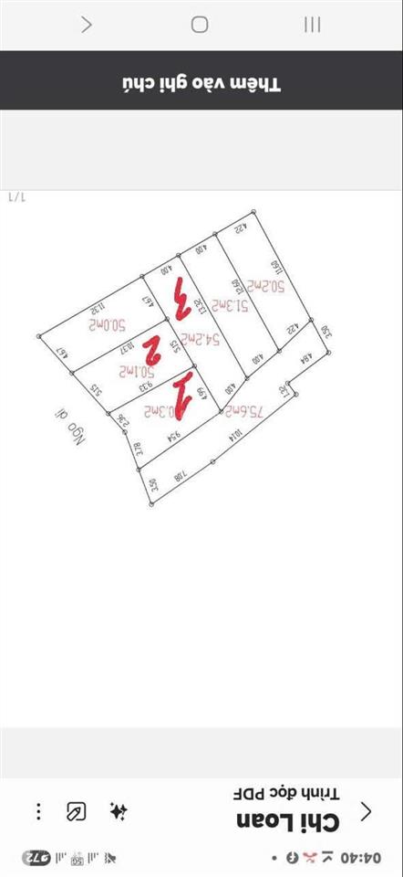 Bán đất cạnh khu đô thị pháp vân ngõ 83 ngọc hồi dt 50m2, giá 6,3 tỷ,  0913 655 ***