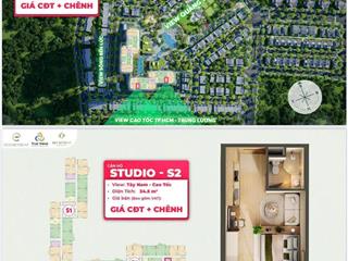 Bán studio sky retreat vay dc 70% 30th không lãi suất, hướng đông siêu mát