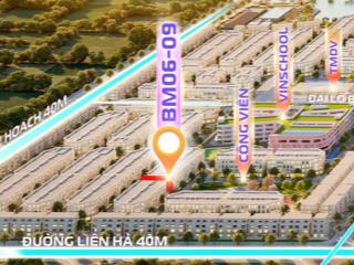 Bán bt giá siêu tốt 120m đối diện công viên, bể bơi, vinschool tại vinhomes wonder city