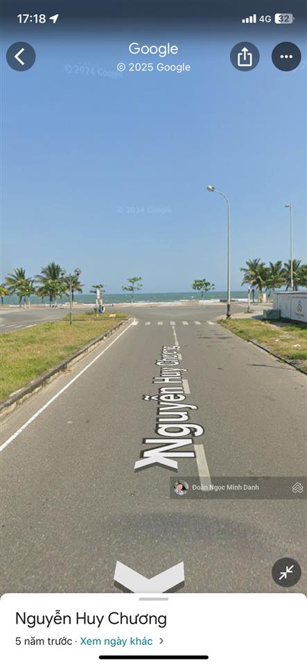 Bán cặp đất 2 mặt tiền nguyễn huy chương cách biển 50m 200m2 4x tỷ