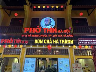 Nhà hàng 2 tầng mặt tiền hồ nghinh view công viên 250m2 6x tỷ