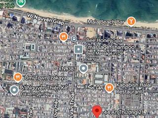 Lô đất mặt tiền phố tây an thượng biển mỹ khê 80m2 đường 5m5 giá rẻ nhỉnh 11 tỷ