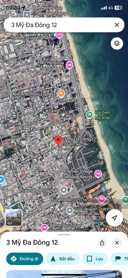 Chính chủ bán đất mỹ đa đông 12, cách biển chỉ 200m 129m2, giá nhỉnh 13 tỷ