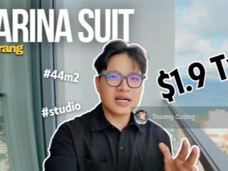 Bán căn hộ view biển studio đông nam marina suites nha trang tầng cao chỉ 1.8x tỷ  0778 087 ***
