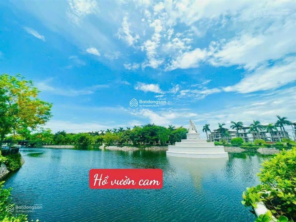Biệt thự 318m2, lô góc, khu đô thị vườn cam vinapol, hoài đức, giá đầu tư