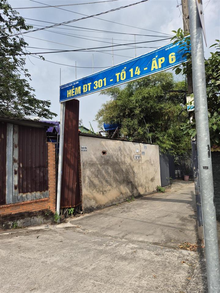 Nhỉnh 3ty đất 6x20=112m2 full thổ 1 xẹt ngắn đông thạnh 3 vô 30m tới đất, sát hương lộ 80b và q12