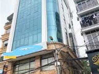 Cho thuê nhà mặt phố xuân thủy , cầu giấy, dt 100m2x9t + hầm, mt 7m, có thang máy, pccc, vỉa hè to.
